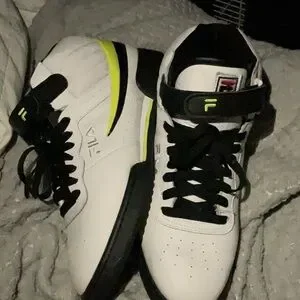 Fila | Shoes | Fila Black And White Sneakers With Neon  display picture 2